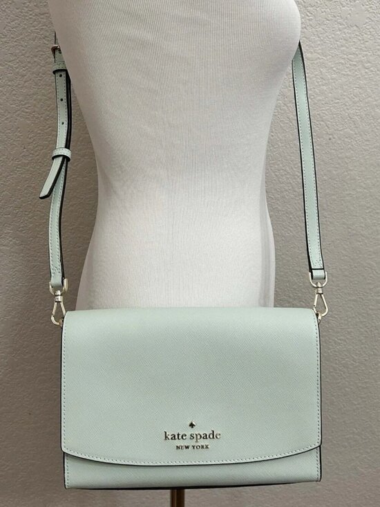 kate spade new york Handbags - Kate Spade New York Carson Convertible Crossbody Clutch Bag - Aqua Blue